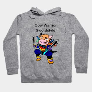 Cow warrior swordstyle Hoodie